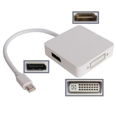 Mini DisplayPort a DVI, DisplayPort, porta HDMI per Apple Mini DisplayPort a DVI, DisplayPort, porta HDMI per Apple
